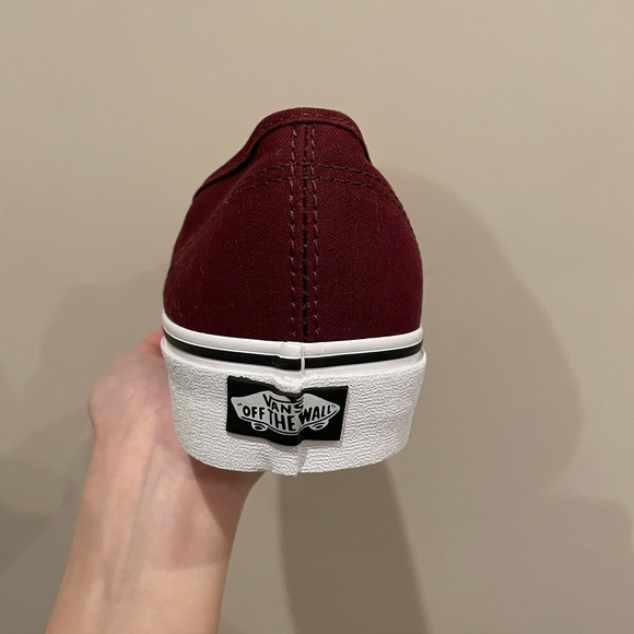 Red /Maroon Unisex Authentic Vans - Picture 5 of 7